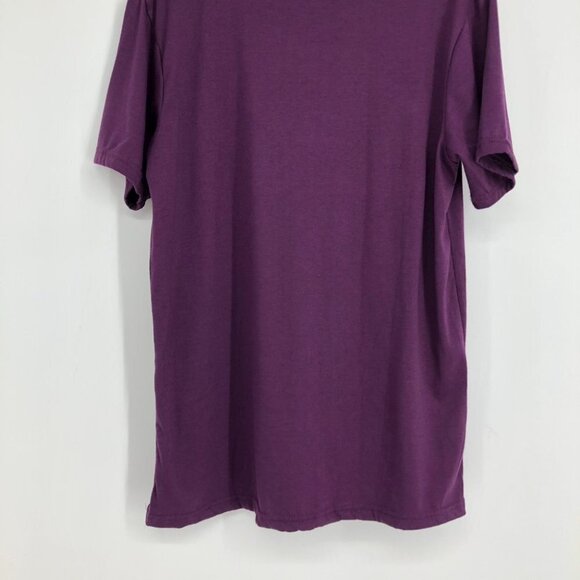 CatLadyBox Purple  'Cat Hair Is My Glitter' Short Sleeve Crew Neck T-Shirt ~M - Picture 10 of 13